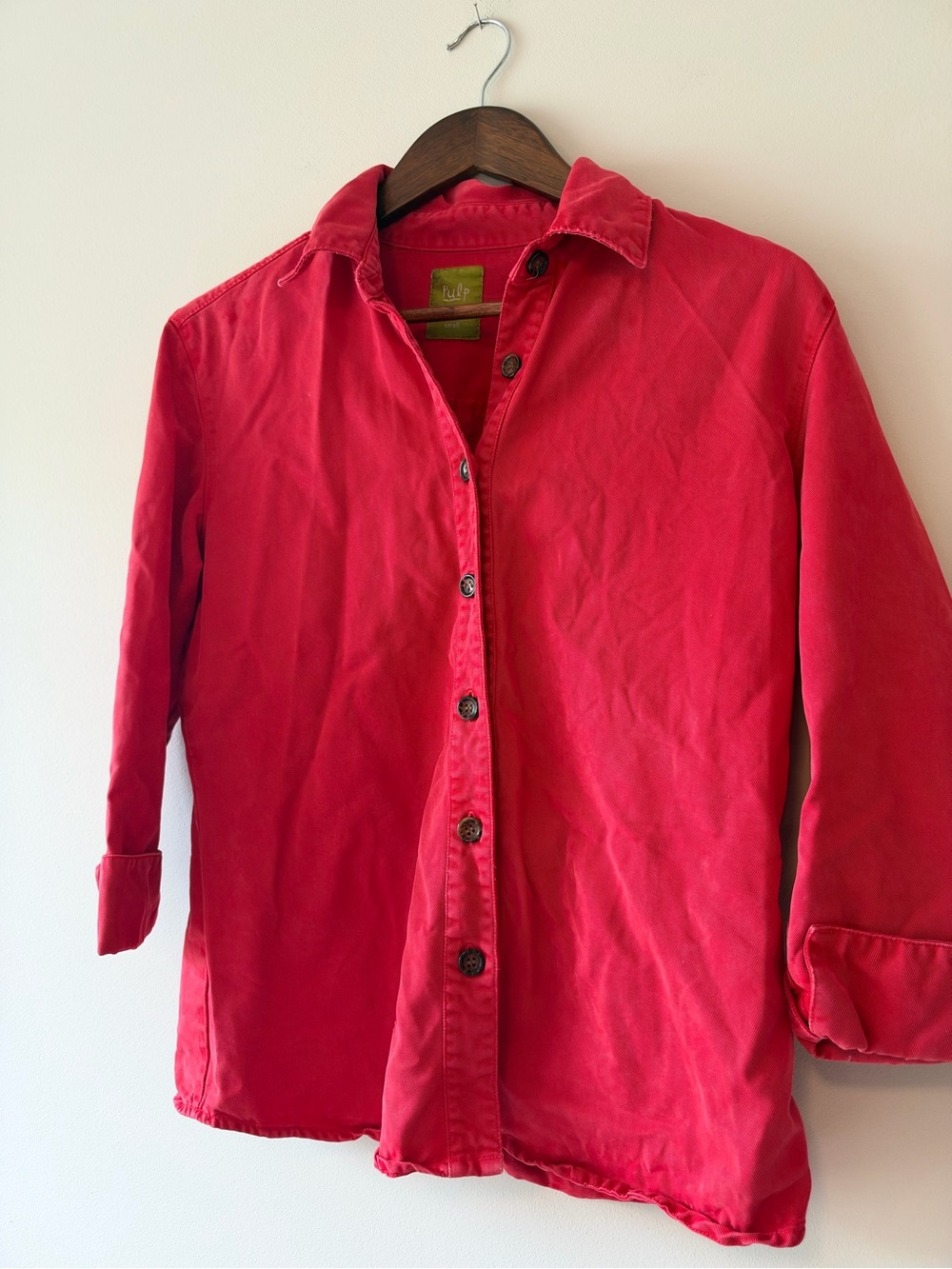 Pulp - Women's Red Button-Up Jacket - Picture 7 of 8